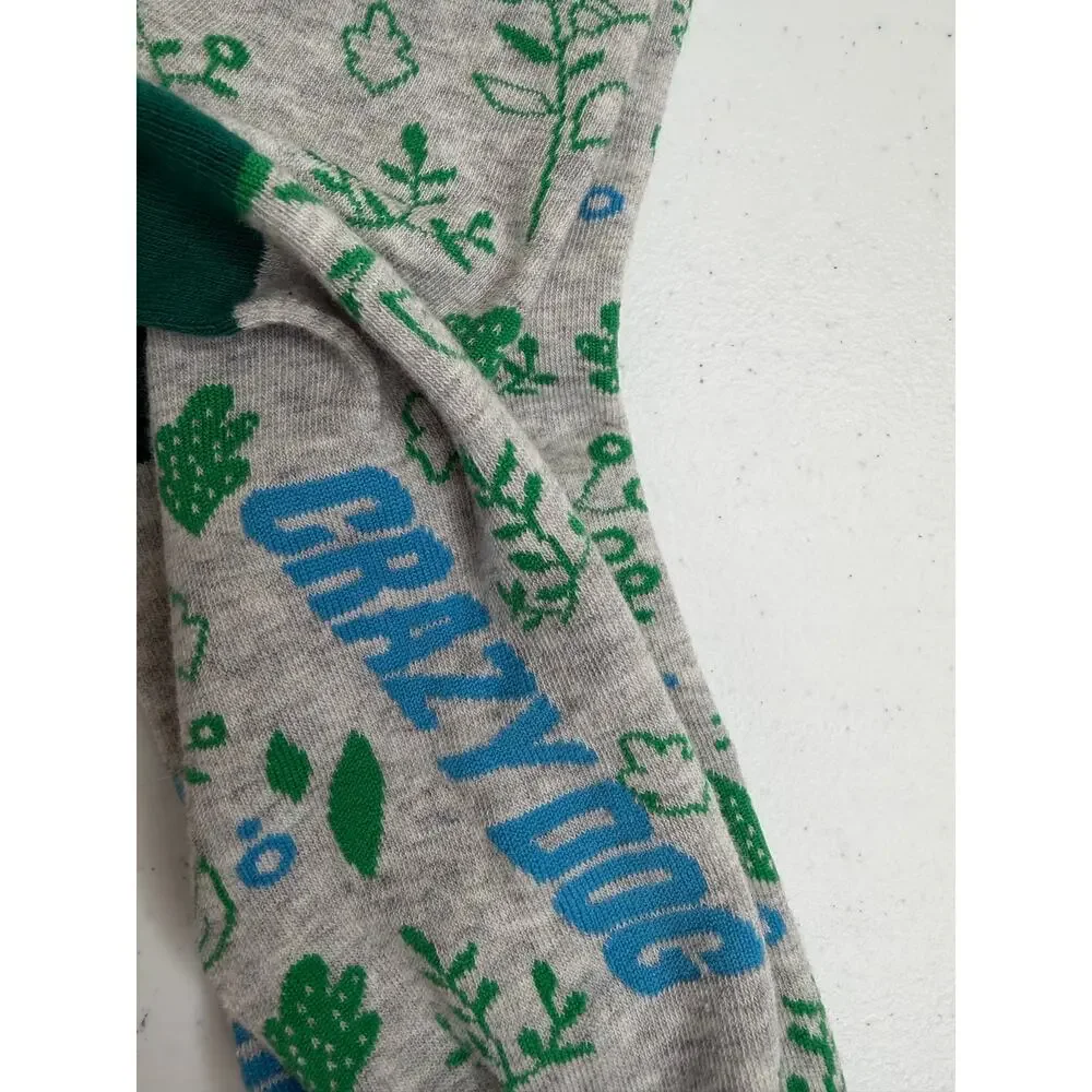 Plant Mom Socks by Crazy Dog Women's Crew Socks NWOT